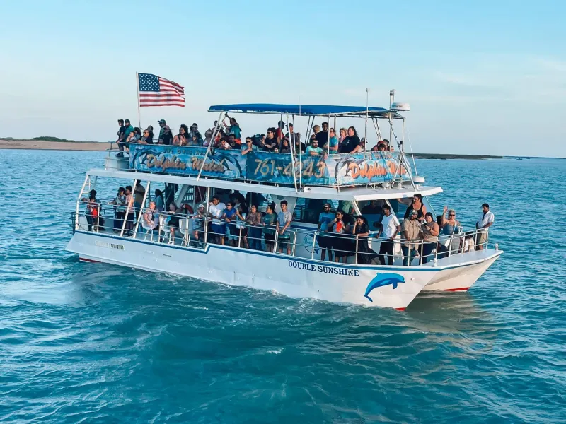 Corporate group outing on a private boat tour in South Padre Island
