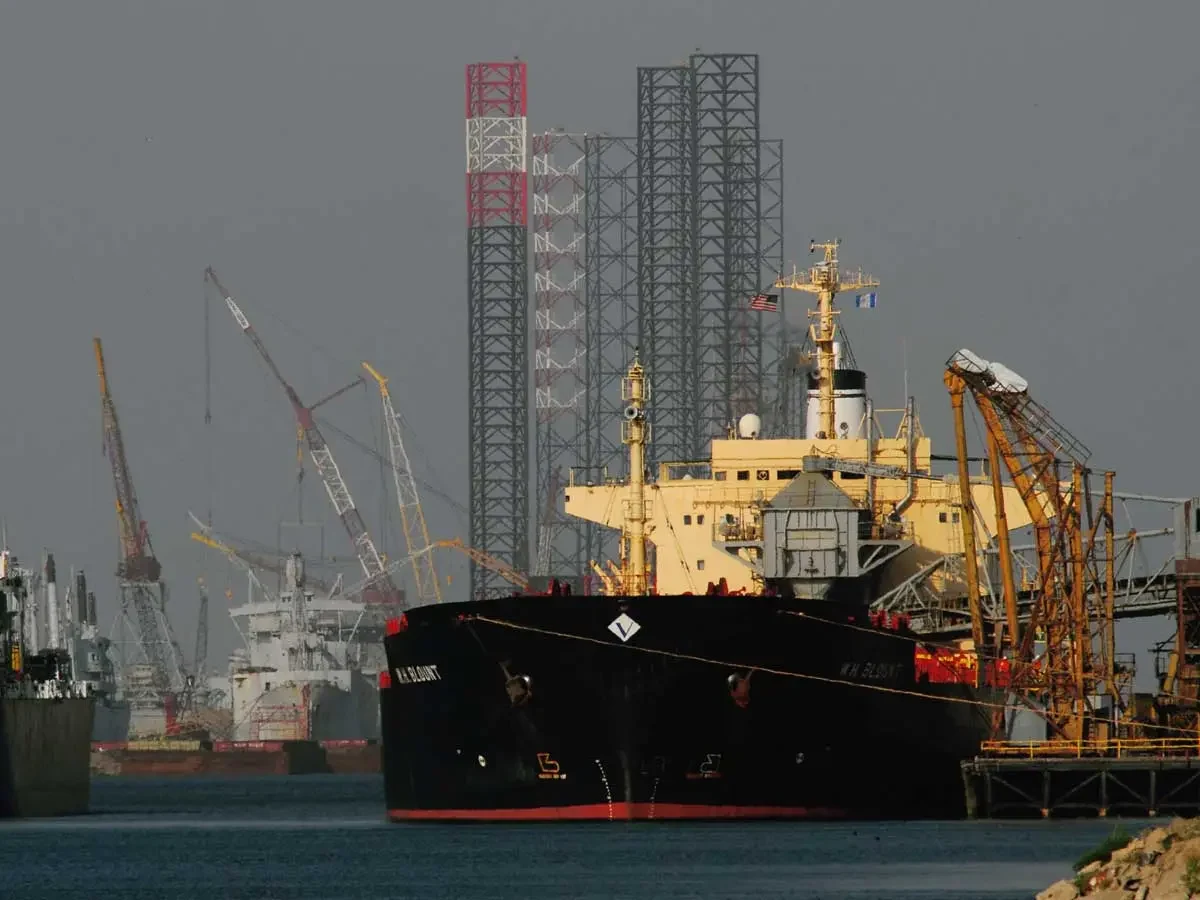 Tour group enjoying the Port of Brownsville